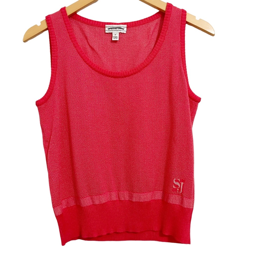 St. John Sport Wool Blend Knit Tank Top Small